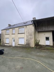 Nettoyage facade et pignon Saint Martin des Champs 1 - Nettoyage - Morlaix Brest