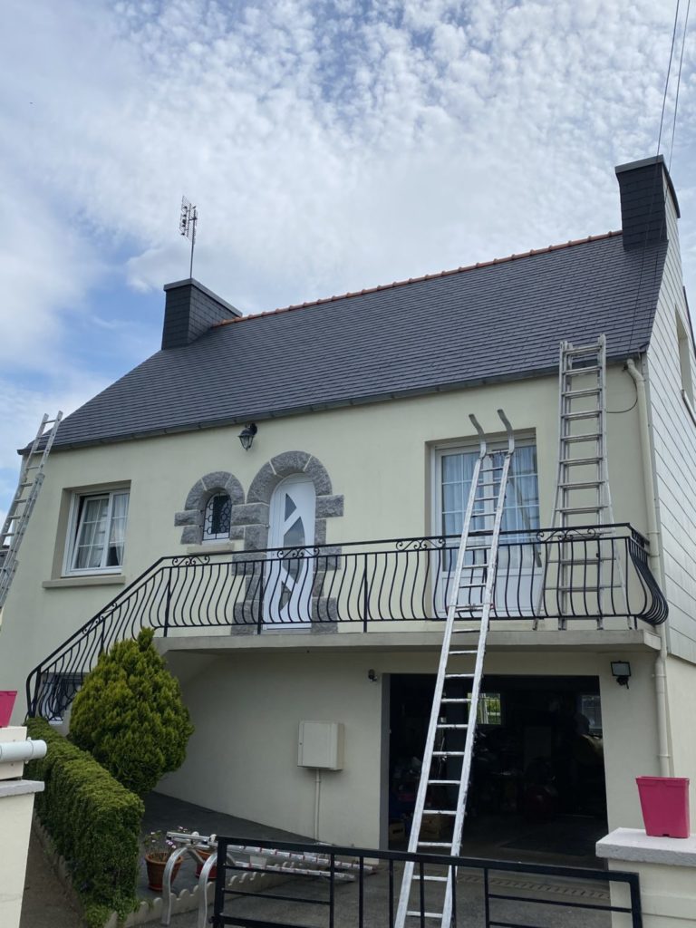 Pose de résine sur toiture Morlaix (3)