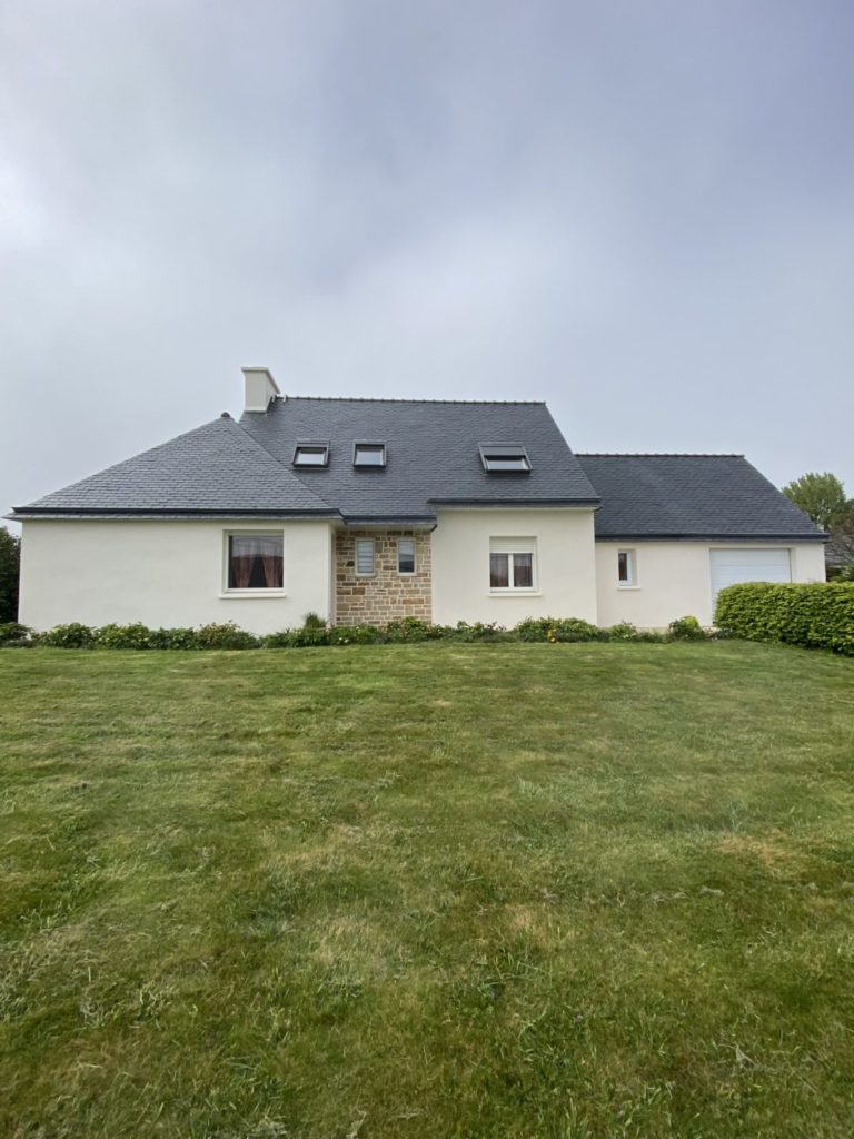 Pose de résine sur toiture Plabennec (2)