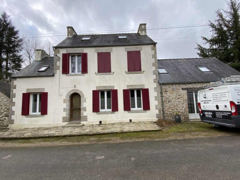 Pose de résine sur toiture Saint-Méen (1)