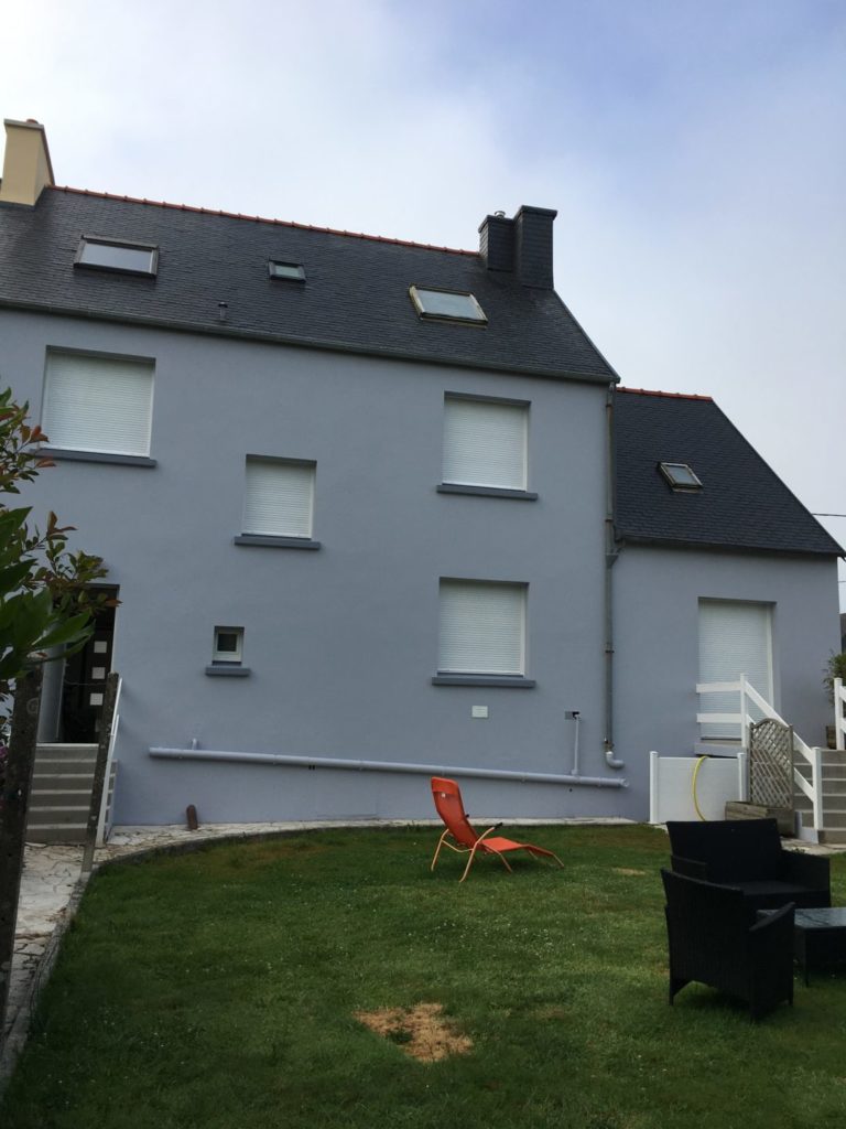 Ravalement facade et nettoyage toiture Ploudaniel 2 - Réalisations - Morlaix Brest