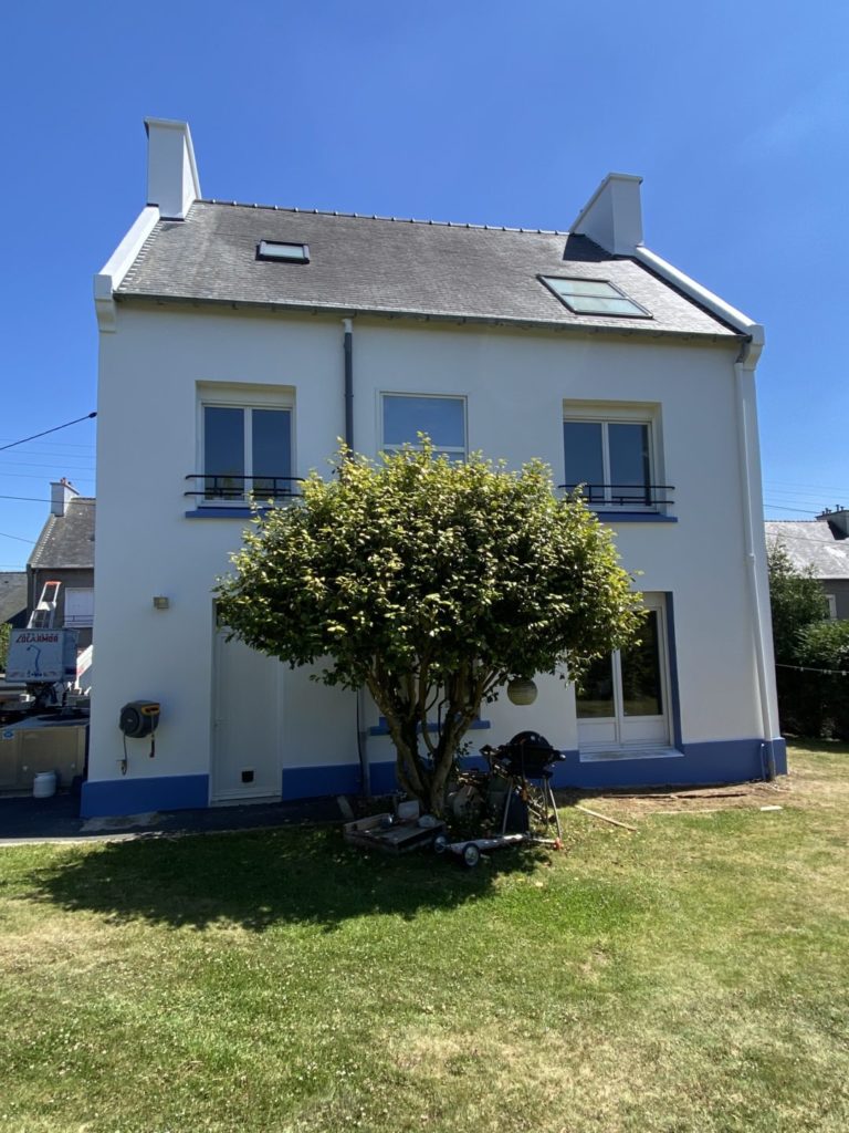 Ravalement façade pignon Kerlouan (3)