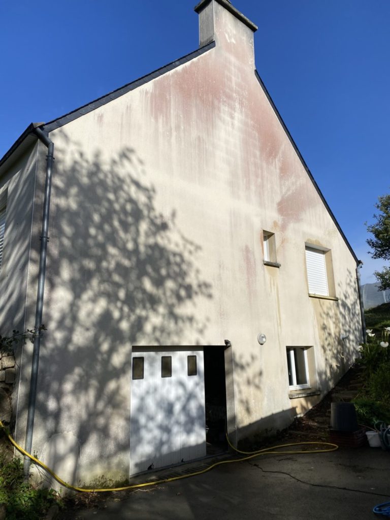 Ravalement pignon Huelgoat (1)