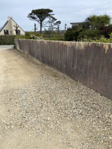 Traitement fongecide muret enduit Plouvorn 1 - Ravalement - Morlaix Brest